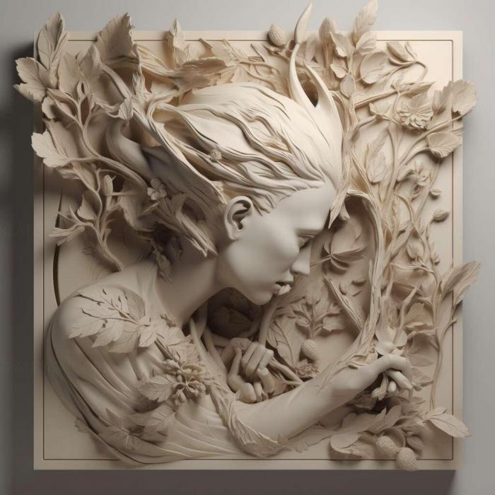 نموذج ثلاثي الأبعاد لآلة CNC 3D Art 